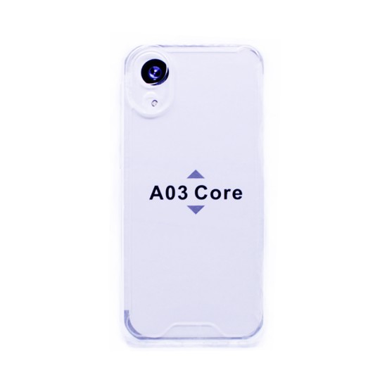 Capa de Silicone para Samsung Galaxy A03 Core Transparente